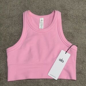 Alo yoga seamless delight high neck bra